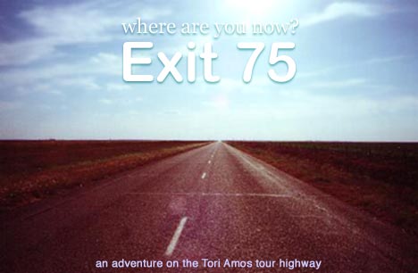 Exit 75: an adventure on the Tori Amos tour highway